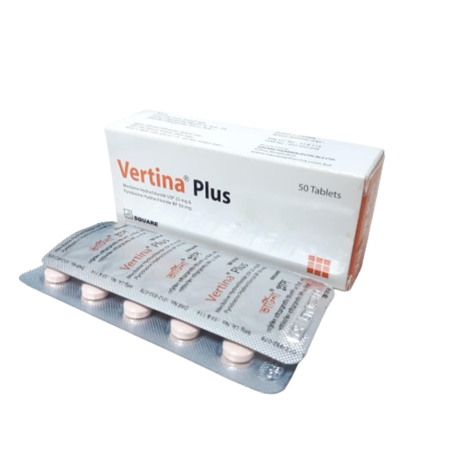 VERTINA PLUS TABLET 25 MG+50 MG