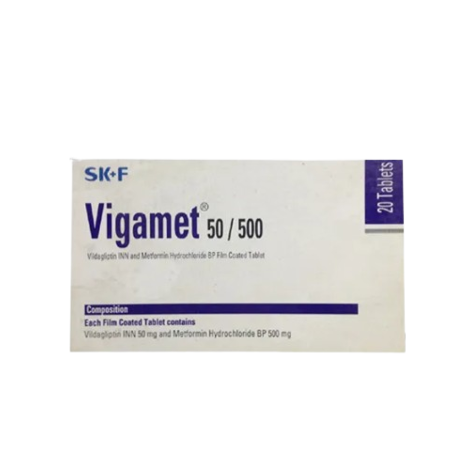 VIGAMET TABLET 50 MG+500 MG