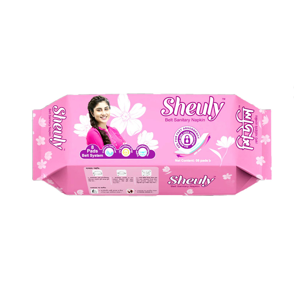 Sheuly Sanitary Napkin - Belt 8 Pads