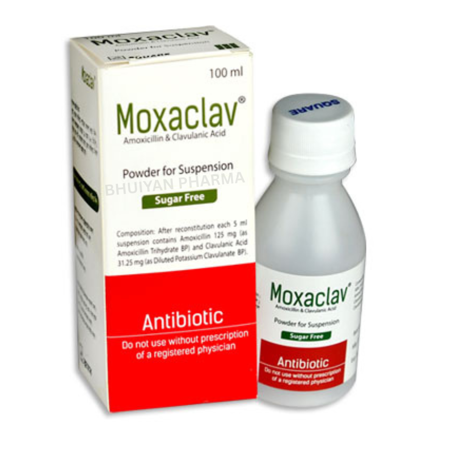 MOXACLAV POWDER FOR SUSPENSION 100 ML BOTTLE