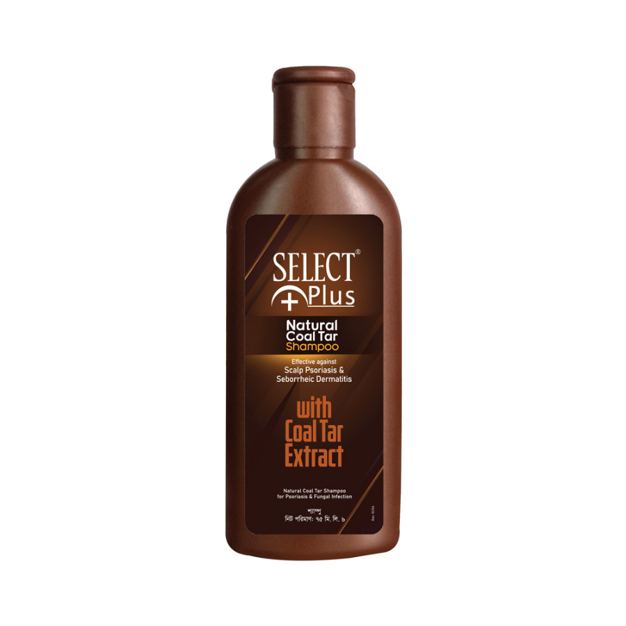 Select Plus Natural Coal Tar Shampoo 75ml