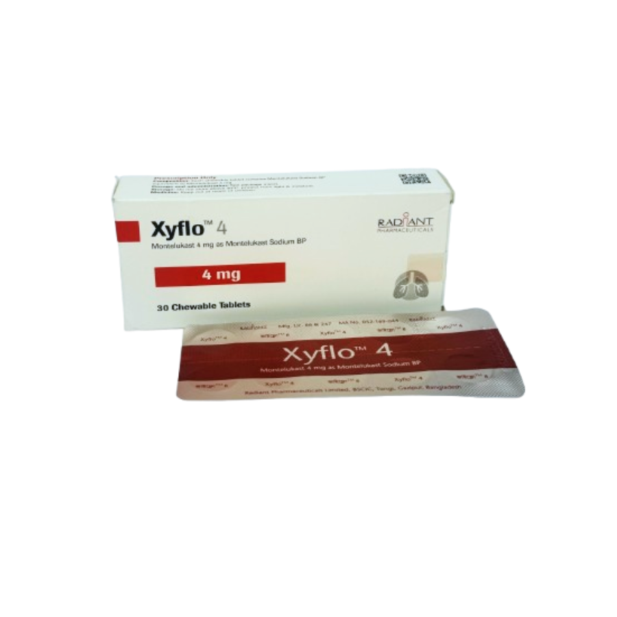 XYFLO CHEWABLE TABLET 4 MG