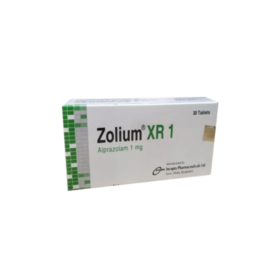 ZOLIUM XR TABLET (EXTENDED RELEASE) 1 MG