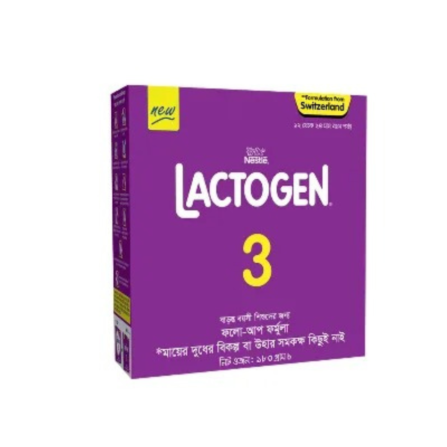 Nestle Lactogen 3 Follow up Formula BIB (12 Months+) 180 gm