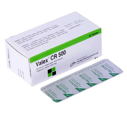 VALEX CR TABLET (CONTROLLED RELEASE) 500 MG