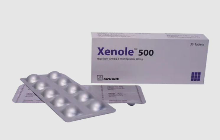 XENOLE TABLET DELAYED RELEASE) 500 MG+20 MG