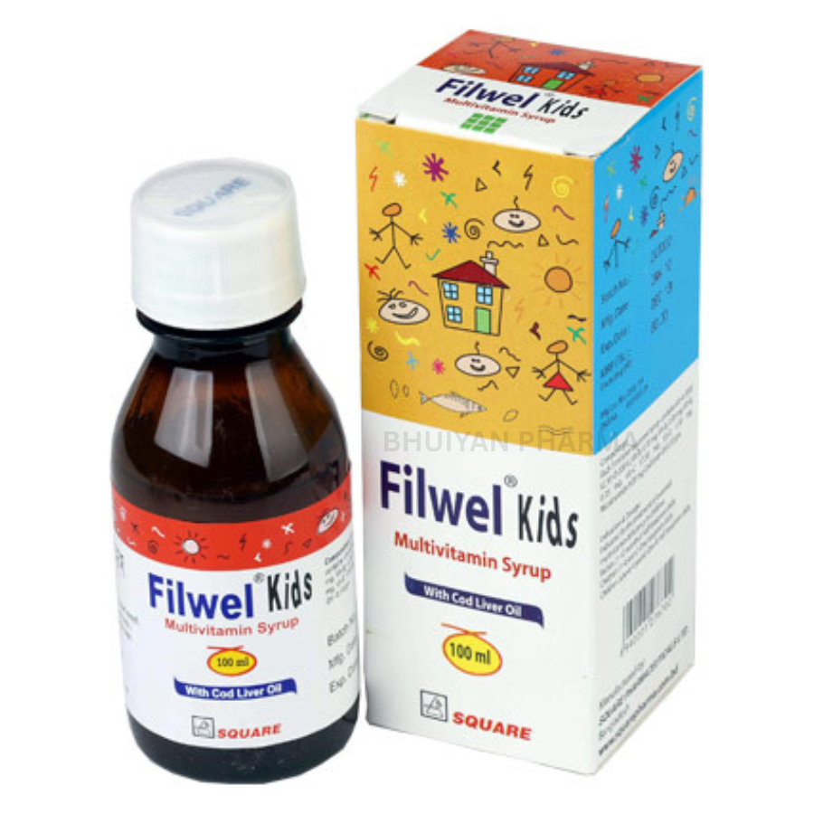 FILWEL KIDS SYRUP 100 ML BOTTLE