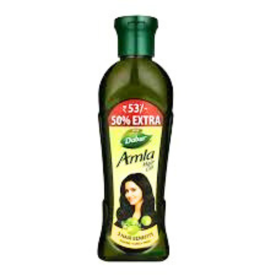 Dabur Amla Hair Oil – 3 Hair Benefits in One Strong, Long, Thick Hair 138ml