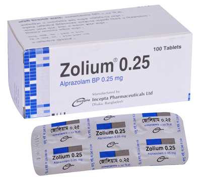ZOLIUM TABLET 0.25 MG