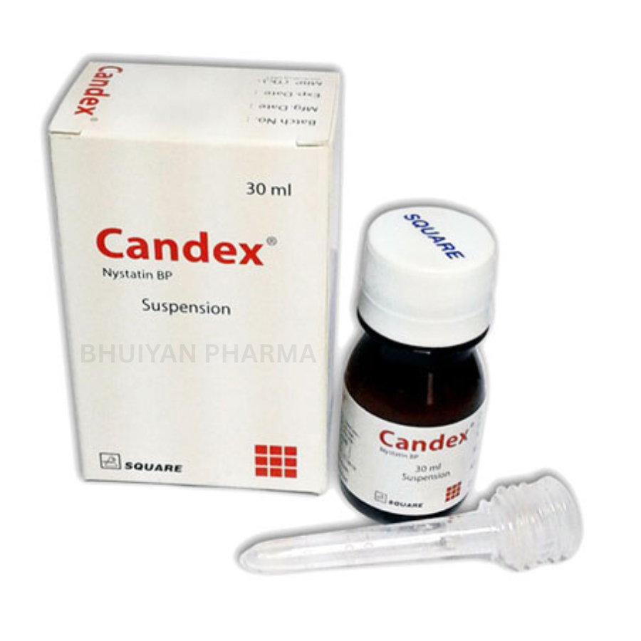 CANDEX ORAL SUSPENSION 100000 UNIT/ML 30 ML BOTTLE