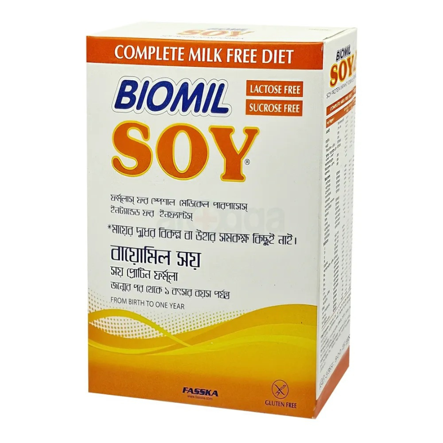 Biomil Soy Protein Infant Formula – Complete Milk-Free Nutrition for 0–12 Months, 400g
