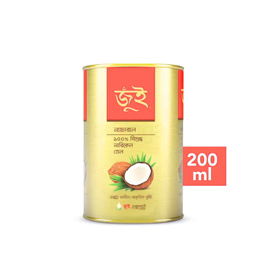 Jui Pure Coconut Oil (Tin) 200 ml