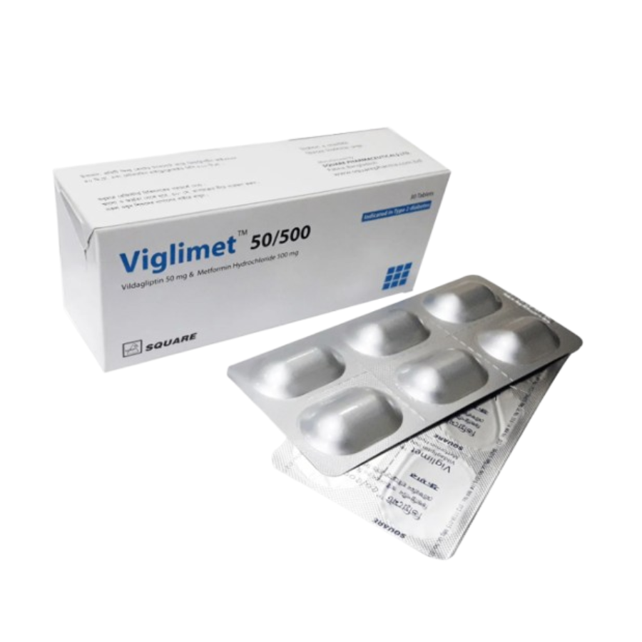 VIGLIMET TABLET 50 MG+500 MG