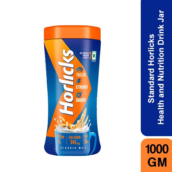 Standard Horlicks Health and Nutrition Drink Jar 1000g