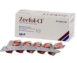 ZEEFOL-CI CAPSULE 50 MG+0.50 MG+61.80 MG