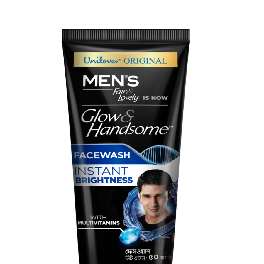 Glow & Handsome Face Wash Rapid Action Instant Brightness 50g