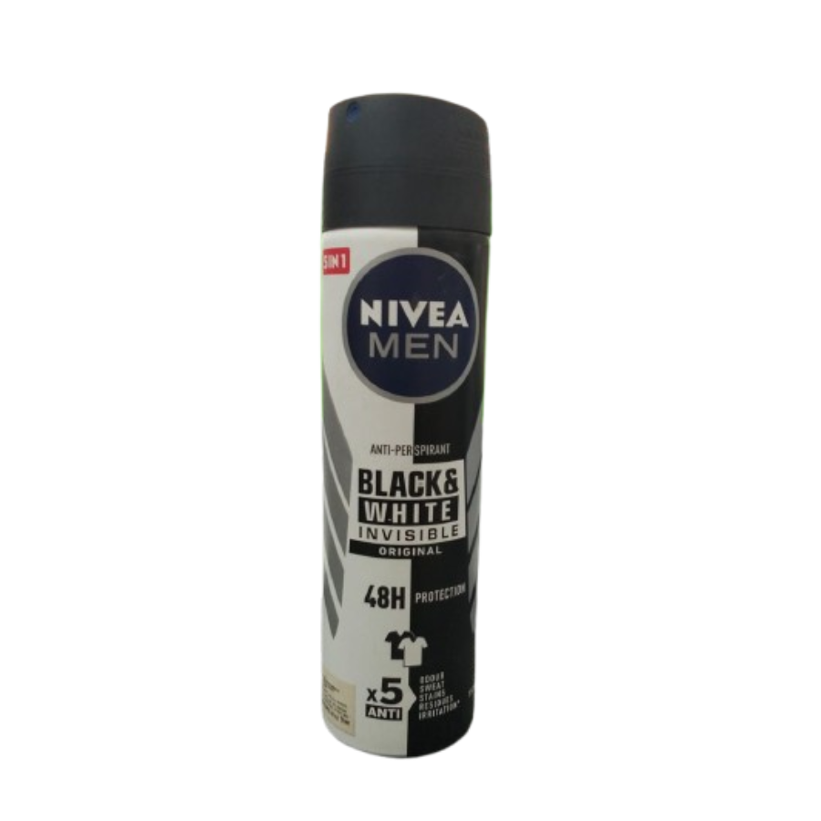 NIVEA MEN Body Spray Black & White Invisible 150ml