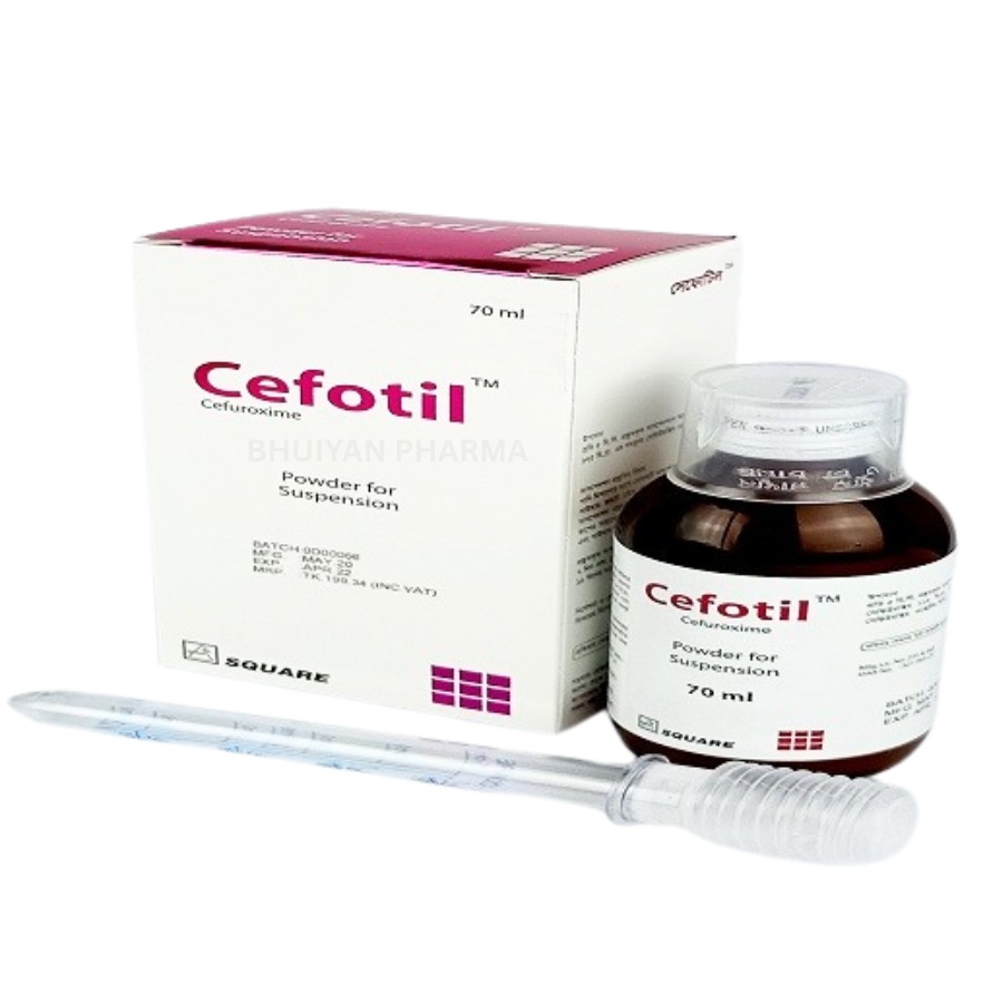 CEFOTIL POWDER FOR SUSPENSION 125 MG/5 ML 70 ML BOTTLE